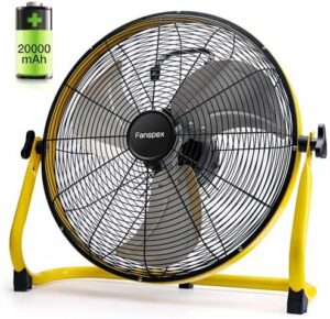 Boost outdoor comfort with the Gecheer portable fan, featuring a rechargeable battery and adjustable airflow for quiet camping or outdoor gatherings.