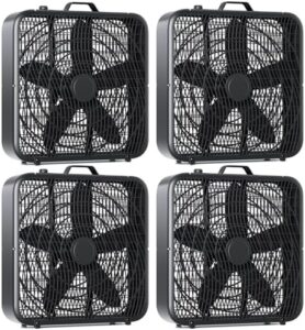 Here is the generated SEO meta description:

"Stay cool and comfortable with this Simple Deluxe Box Fan 20 Inch, featuring 3-speed cooling and aerodynamic fans for efficient airflow. Includes a convenient carry handle and safety grills. Perfect for home or office use - buy in bulk and save!"