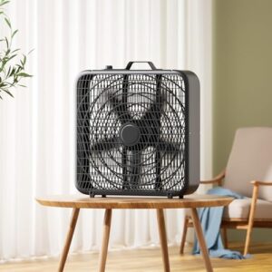 Here is the generated SEO meta description:

"Stay cool and comfortable with this Simple Deluxe Box Fan 20 Inch, featuring 3-speed cooling and aerodynamic fans for efficient airflow. Includes a convenient carry handle and safety grills. Perfect for home or office use - buy in bulk and save!"
