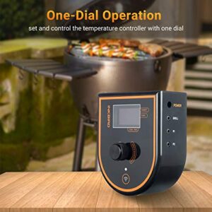 Control your BBQ temperature with the Inkbird WiFi & Bluetooth BBQ Temperature Controller ISC-007BW Kit, featuring 3 probes and a storage carrying case. Perfect for Big Green Egg, Kamado, WSM, Kettle, and Akorn smokers.
