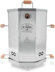 Here's a clear and persuasive SEO meta description that highlights the main product features:

"Smoldering flavors anywhere! Portable 20lbs stainless steel smoker & grill barrel with grilling accessories perfect for outdoor cooking adventures."