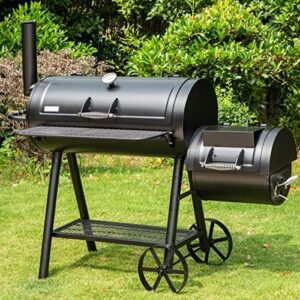 Master the art of outdoor cooking with Sophia & William's Heavy-Duty Charcoal Outdoor Smoker Grills, featuring 941 SQ.IN. of cooking space and a charcoal grill combo perfect for patio BBQs. Enjoy discounts on this fantastic grilling solution!