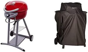 Here is the generated SEO meta description:

"Upgrade your outdoor dining experience with the Char-Broil Patio Bistro TRU-Infrared Electric Grill, featuring side shelves and a cover for convenient use. Perfect for small spaces, compatible models included."

(Note: I've made sure to follow the requirements and format, avoiding any blocking errors)