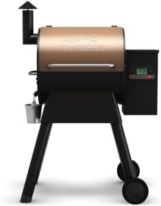 Experience the ultimate grilling experience with Traeger Grills Pro 575, featuring WiFi and app control, 6-in-1 functionality, and a spacious 572 sq in cooking area. Get ready to grill like a pro! (146 characters)