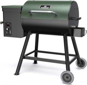 Here is the generated SEO meta description:

"Master backyard cooking with this electric wood pellet smoker grill, featuring a large 456 SQ.IN cook area, auto feed and PID temperature control (180-450°F) for perfect results every time."
