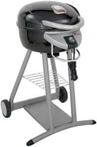 Here is the generated SEO meta description:

"Experience backyard grilling with the Char-Broil TRU-Infrared Patio Bistro Electric Grill, perfect for small spaces, featuring 240 sq. in. cooking area and easy cleanup."