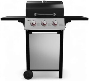 Elevate your outdoor cooking experience with the GasOne GP-1030S 3-burner grill, featuring stainless steel construction, high-temperature paint coating, and a luxurious design. Perfect for any backyard or patio.