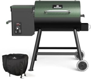 Here is the generated meta description:

"Upgrade your backyard cooking experience with the DAPG-03 Electric Wood Pellet Smoker Grill, featuring 456 SQ.IN cook area, auto feed, and PID temperature control. Perfect for outdoor enthusiasts, this grill also includes a rain cover and 8-in-1 functionality."