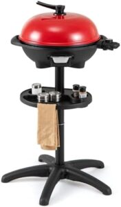 Here is the optimized SEO meta description:

"Master outdoor cooking with Happygrill's Electric Grill, featuring temperature control and non-stick BBQ stand. Perfect for patio or garden use. Limited time offer: 15% off your purchase!"