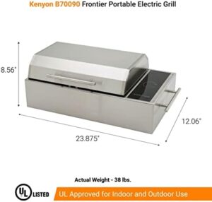 Here is the generated SEO meta description:

"Portable electric grill for indoor and outdoor use with waterproof digital touch control and stainless steel construction. UL-approved for safety. Quick heat up, dishwasher safe, and rust-proof. Perfect for camping or backyard gatherings."