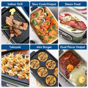 Discover the Joydeem 3-in-1 Electric Hot Pot with grill pan and steamer, perfect for shabu shabu and everyday meals. Non-stick ceramic coating and 4.5L capacity make cooking and cleaning a breeze.