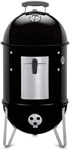 Unlock the art of slow cooking with Weber's 14-inch Smokey Mountain Cooker, featuring a charcoal smoker for tender and flavorful meals. Perfect for backyard gatherings!