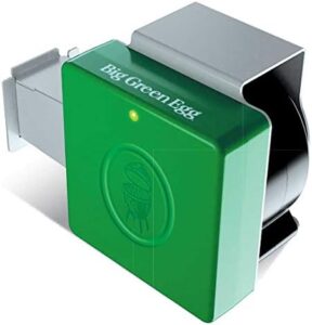 Perfect your grilling skills with Big Green Egg's Egg Genius WiFi Enabled Grill Temperature Controller and Meat Thermometer, offering precise temperature control and real-time readings.