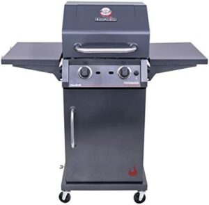 Enhance your outdoor cooking experience with Char-Broil's Performance Series Convective 2-Burner Cabinet Propane Gas Stainless Steel Grill, featuring a compact design and stainless steel construction for durability.
