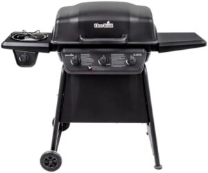 Boost outdoor gatherings with Char-Broil Classic Series Convective Propane Gas Grill, featuring 3 burners and a side burner. Perfect for grilling enthusiasts, this stainless steel grill delivers great results.