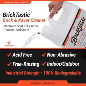 Industrial-strength cleaner for indoor & outdoor brick, paver, and masonry surfaces. Effective degreaser with 2.5-gal capacity, perfect for large projects.