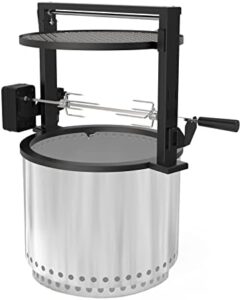 Here is the generated SEO meta description:

"Upgrade your solo stove experience with the onlyfire Santa-Maria Rotating System, featuring a global patent and perfect for smokeless fire pits up to 19.5 inches in diameter."