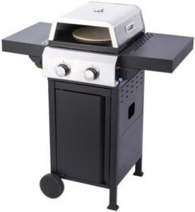 Here is the meta description:

"Upgrade your outdoor cooking experience with the KUIKUI BBQ Grill Propane, featuring 2 burners and 24600BTU heat output. Includes foldable side table for pizza boxes and more."