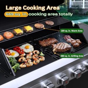Discover the Brand-Man Propane Gas Grill Island with 52000 BTUs and stainless steel burner. Perfect for outdoor kitchen cooking, this grill island features storage cabinets and a natural gas convertible option.