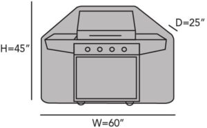 Here is the meta description:

"Protect your outdoor grill with the Covermates Grill Cover, a weather-resistant and heavy-duty cover made of 600D polyester. Perfect for large outdoor kitchens."