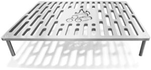 "Bring outdoor cooking to your patio with La Piazza's Tuscan Portable Outdoor Grill, featuring a compact design and durable construction. Perfect for small gatherings or camping trips."