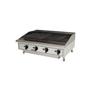 Searched for the perfect charbroiling experience with Toastmaster TMRC48, a 48" Radiant Natural Gas Charbroiler offering even heat distribution and precise temperature control.