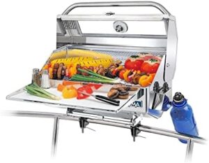 Master your outdoor grilling with the Magma Products Newport II Infrared Gourmet Series Gas Grill, featuring 15,000 BTUs of heat and a durable construction for years to come.