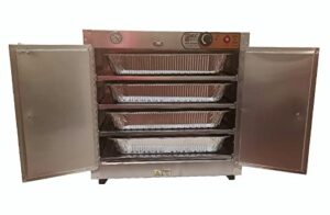 Warm and display food with the HeatMax Commercial Countertop Hot Box, featuring compact dimensions 25x15x24 inches. Perfect for cafes, restaurants, or home use, this hot box keeps dishes warm for hours.