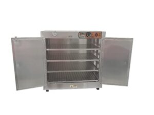 Warm and display food with the HeatMax Commercial Countertop Hot Box, featuring compact dimensions 25x15x24 inches. Perfect for cafes, restaurants, or home use, this hot box keeps dishes warm for hours.