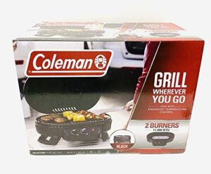Here is the generated SEO meta description:

"Perfect for outdoor adventures, the Coleman Roadtrip 225 TT Grill features a compact design and portable construction. Enjoy delicious meals on-the-go with its large cooking surface and adjustable burners."