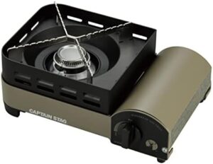 Here is the generated SEO meta description:

"Compact and portable, this junior tabletop barbecue grill features a cassette stove with windbreak, perfect for outdoor cooking on-the-go. Includes carrying case."
