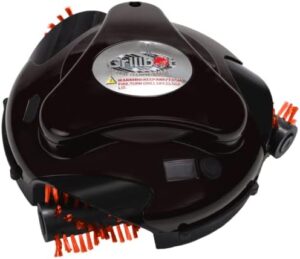 Here is the generated SEO meta description:

"Effortlessly clean your grill with the Grillbot Automatic Grill Cleaning Robot, featuring nylon brushes and a scraper for optimal results. Perfect BBQ accessory for any grilling enthusiast."